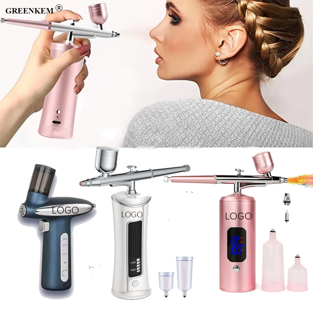 

Automatic Airbrush Kit Portable 30PSI Cordless Airbrush Compressor for Makeup Cake Decorating Stencil Airbrush Nails
