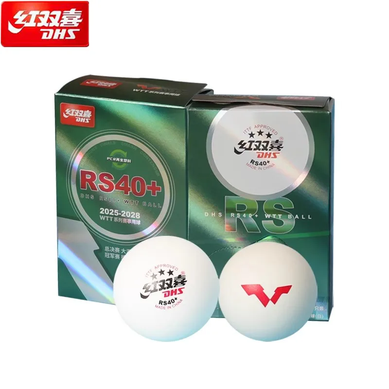 

DHS 3-Star Pingsa RS40+ WTT Table Tennis Balls - Sun Yingsha Endorsed | Official Competition Training Balls (6Balls/Box)