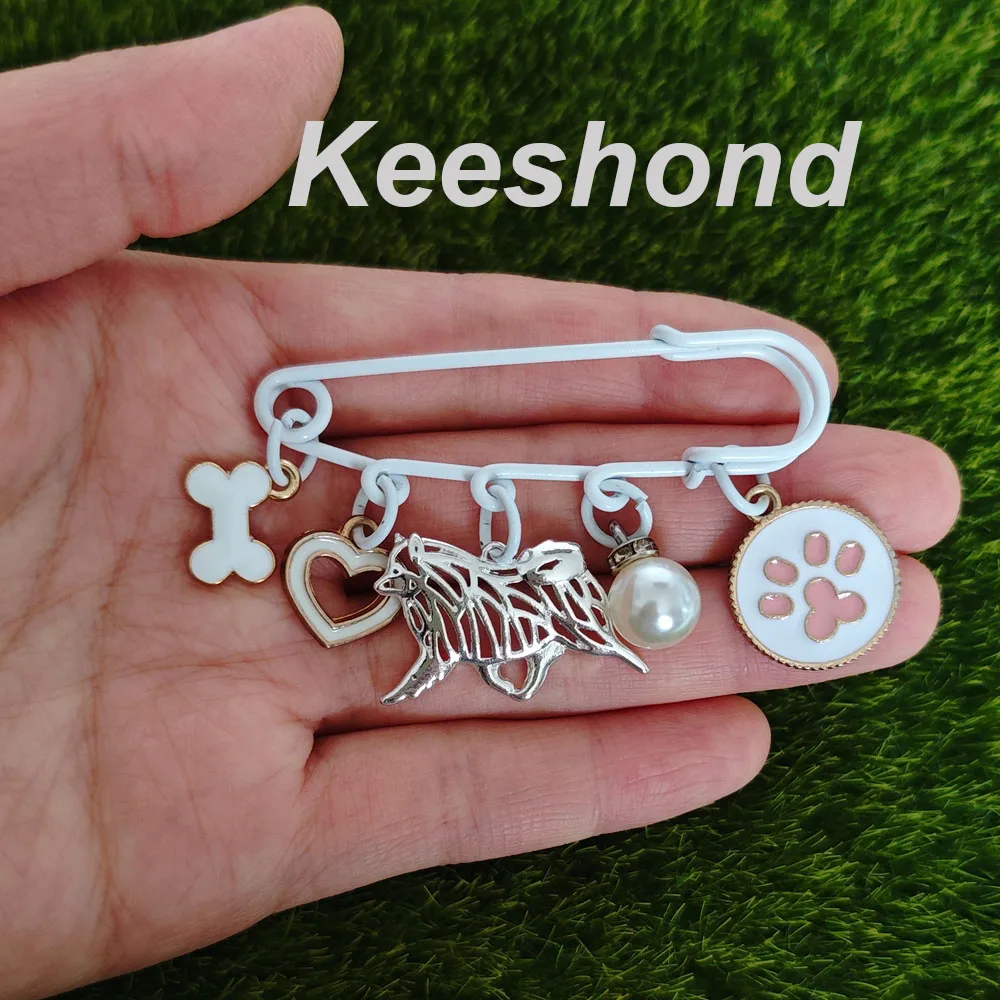 Shetland Sheepdog Brooch Pins Dog Keeshond Pit Bull Breastpin Original Girl Gift