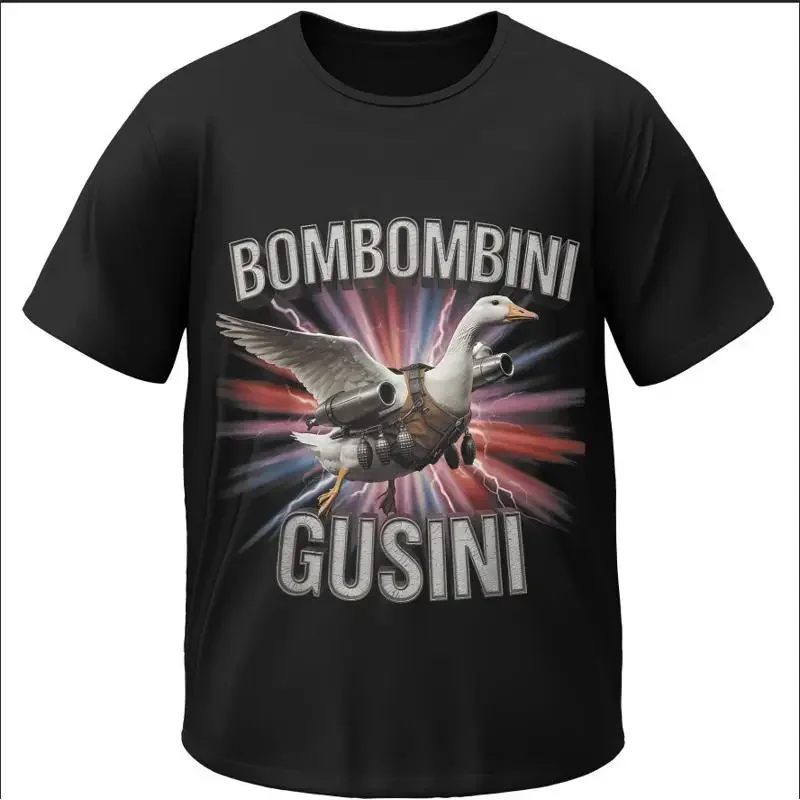 T shirt Meme ombini Gooseini Italian Brainrot AI Memes 2