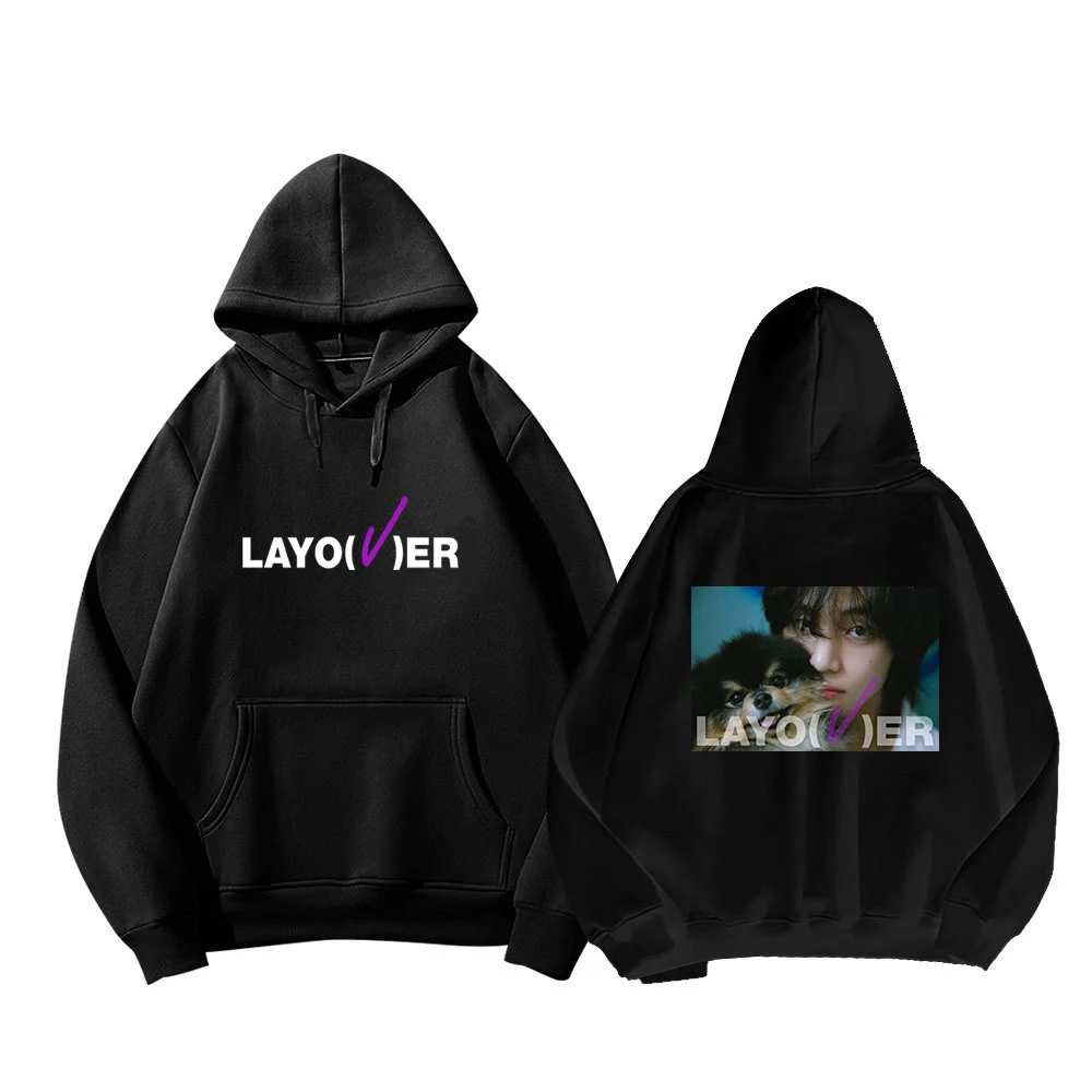 

LAYOVER Hoodies Kpop Merch Clothes Fashion Pullovers Sweatshirts