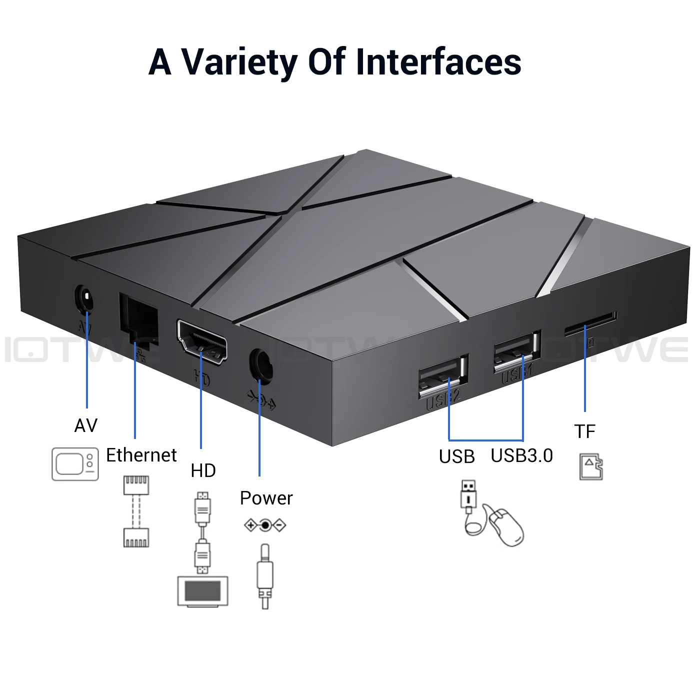 XGODY T95 Android TV Box مع Netflix 6K Ultra HD Google معتمد Dolby Vision HDR10+ 4GB 128GB WiFi6 جهاز الوسائط المتدفقة