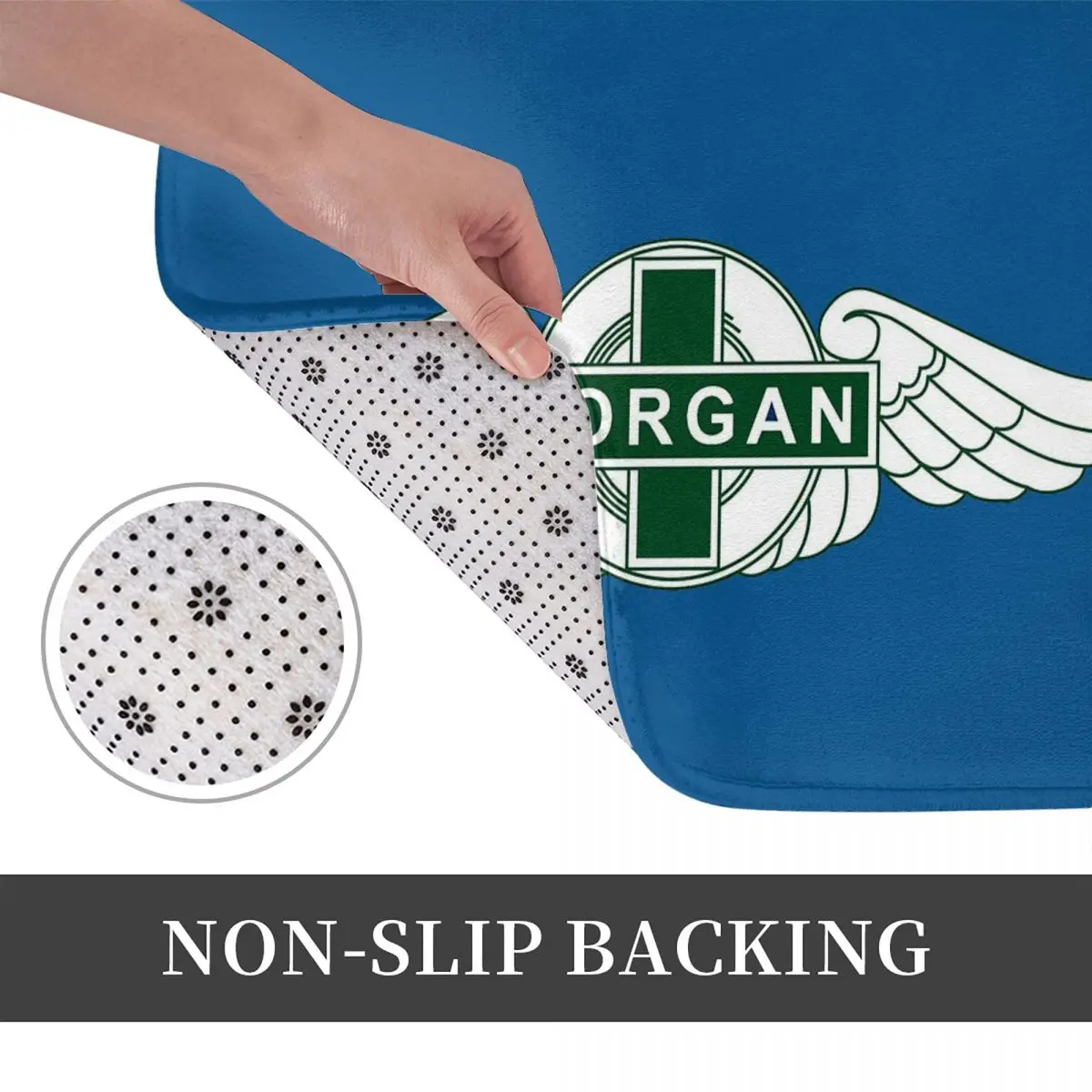 

Нескользящий коврик для двери Morgan Motor Car Company, напольный коврик, ковер для кухни, входа, дома, спальни, коврики для ног