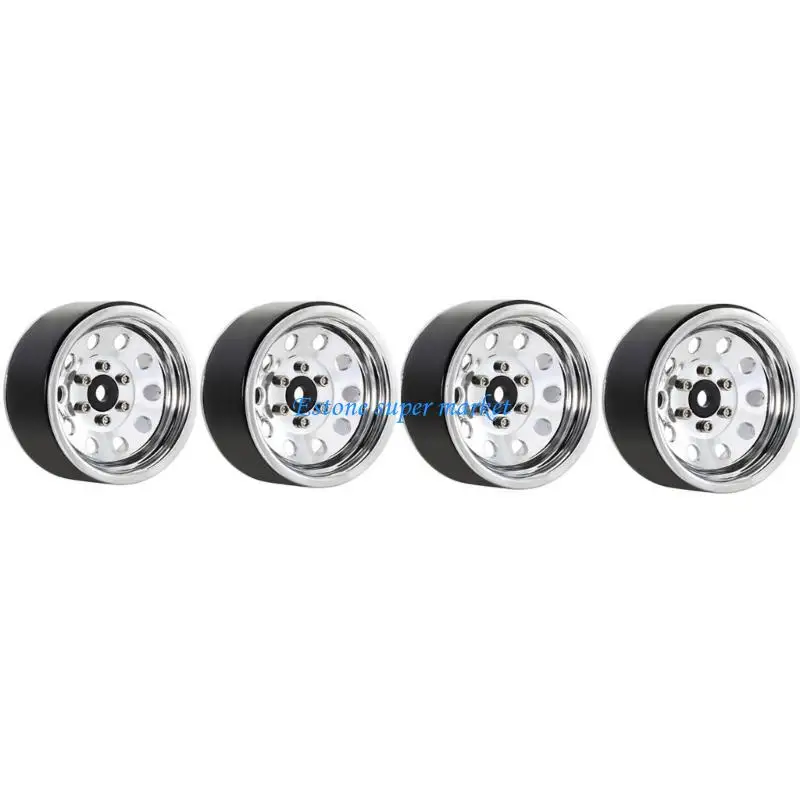 

090B 1.9inch Beadlock Wheel Hub Wheel Crawler Wheel Set Modified Accessories 1/10 Remote Control Offroad Upgrade Kits