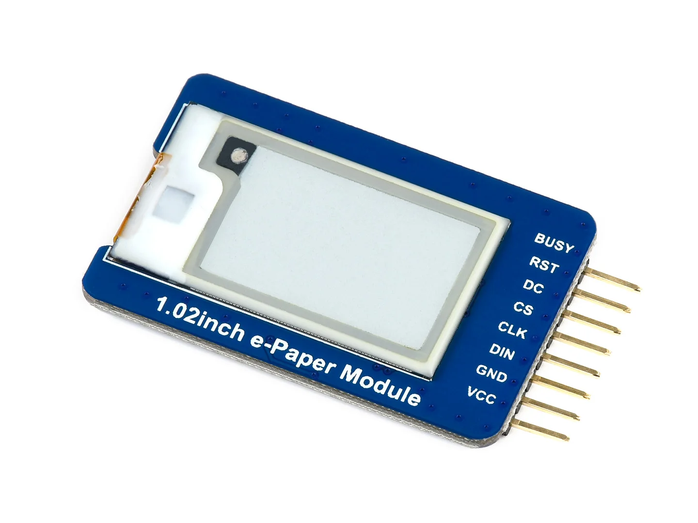 Waveshare 1.02inch E-Ink Paper Display Module Black White Dual Color 128*80 Resolution SPI Interface with Embedded Controller