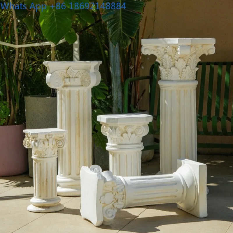 Decorative Ornaments European Style Garden Courtyard Wedding Display Stand Props Outdoor Flower Pot Flower Stand Base