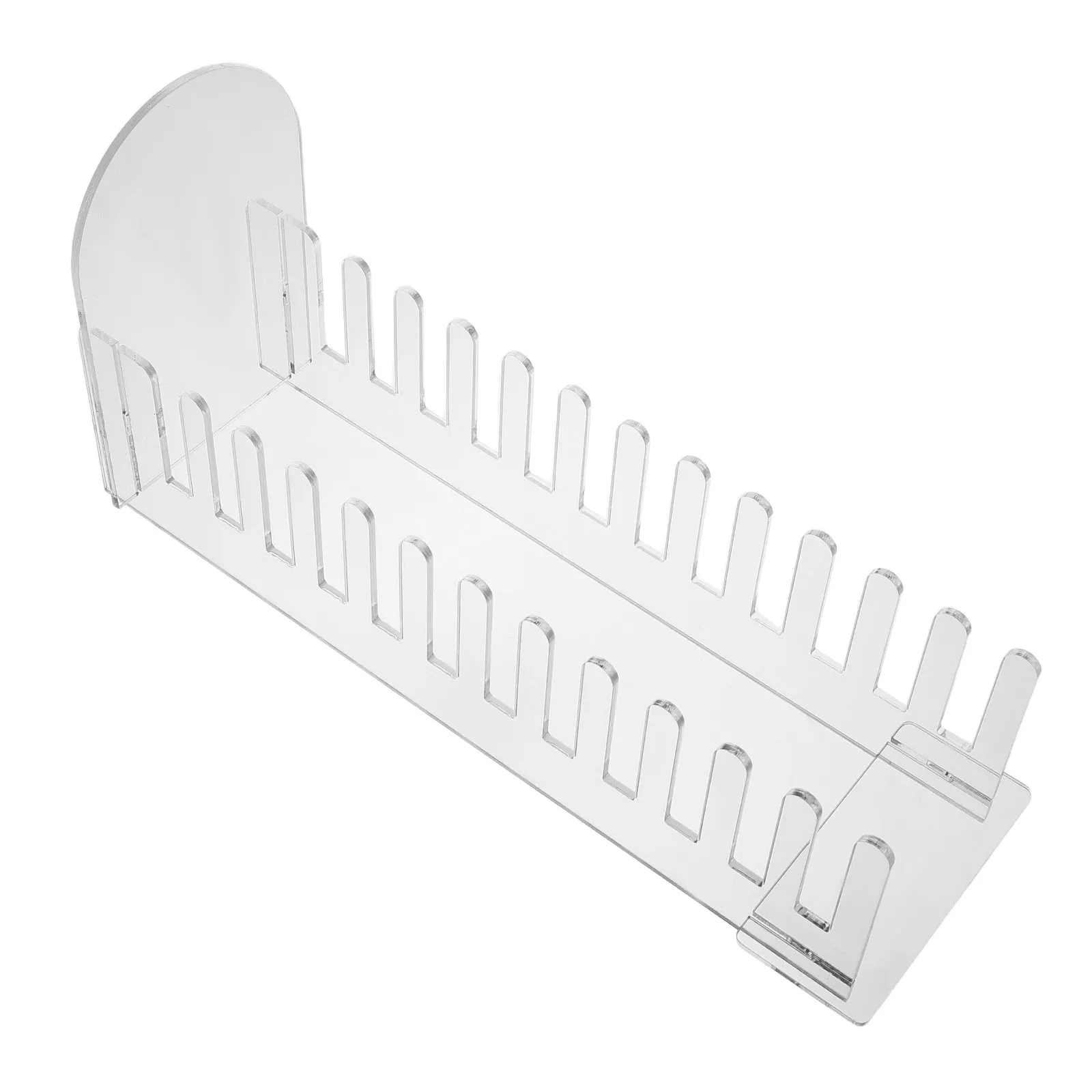 Greeting Card Display Rack Clear Acrylic Multi-Tier Card Holder Organizer Desktop Stand for Office and Home Use