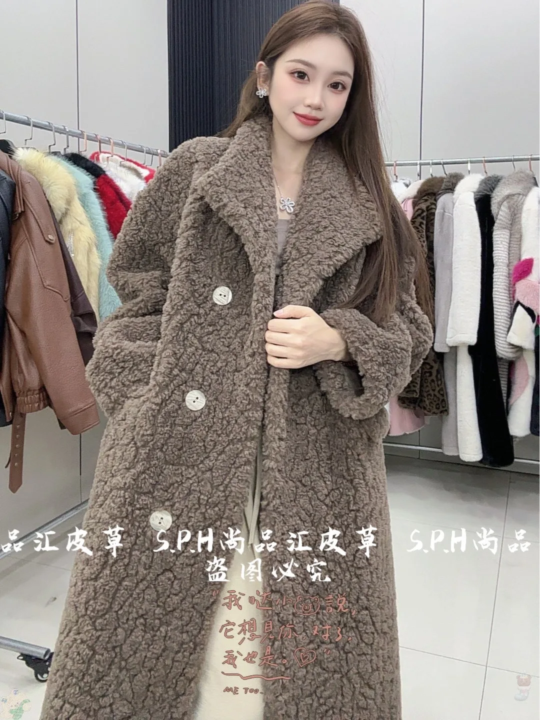 Damskie płaszcze ze sztucznego futra 2025, nowe, zimowe, długie, eleganckie, modne, ocieplane, kobiece, z długim rękawem, jednokolorowe, stylowe kurtki ze sztucznego futra.