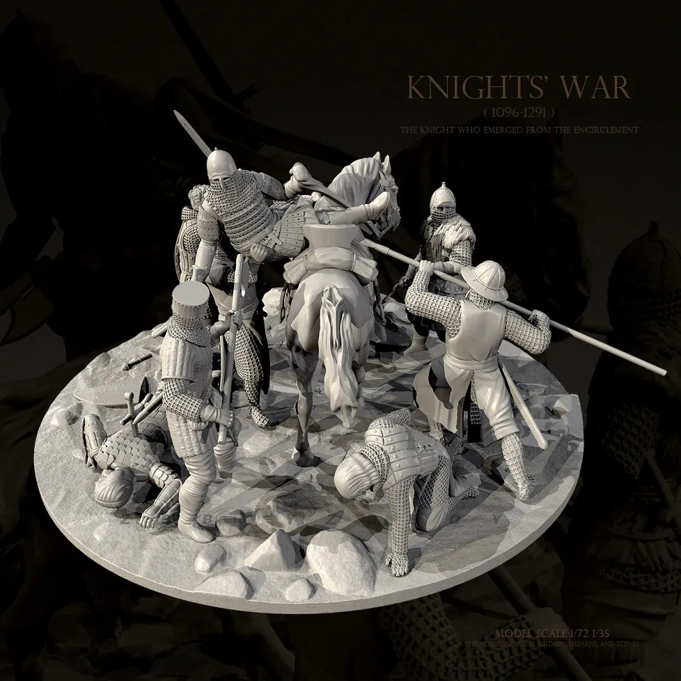 The height of man 25mm 50mm Resin Soldier model kits figure colorless and self-assembled (3D Printing ) TD-7788/3D