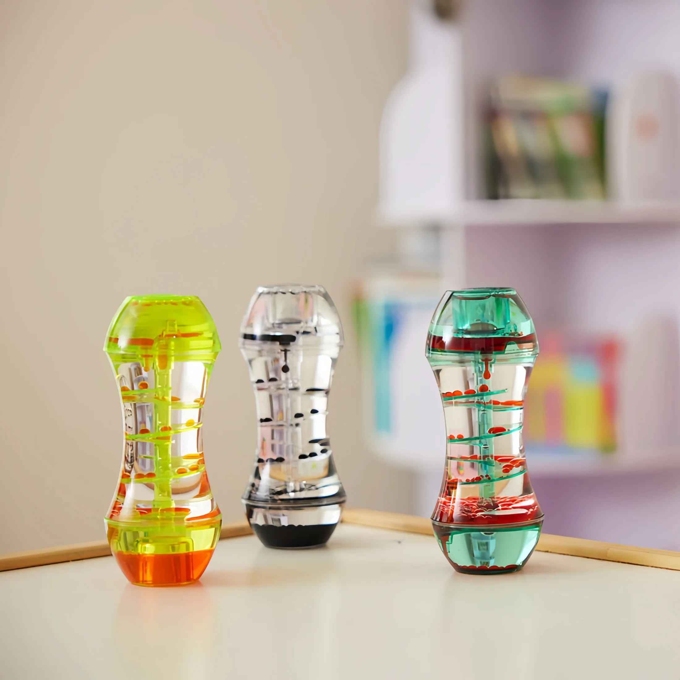 Jouets anti-stress, ressources d'apprentissage émotionnel, jouets anti-stress à mouvement liquide pour enfants, jouets de développement pour enfants ayant des besoins spéciaux, artisanat de bureau anti-stress à gouttes