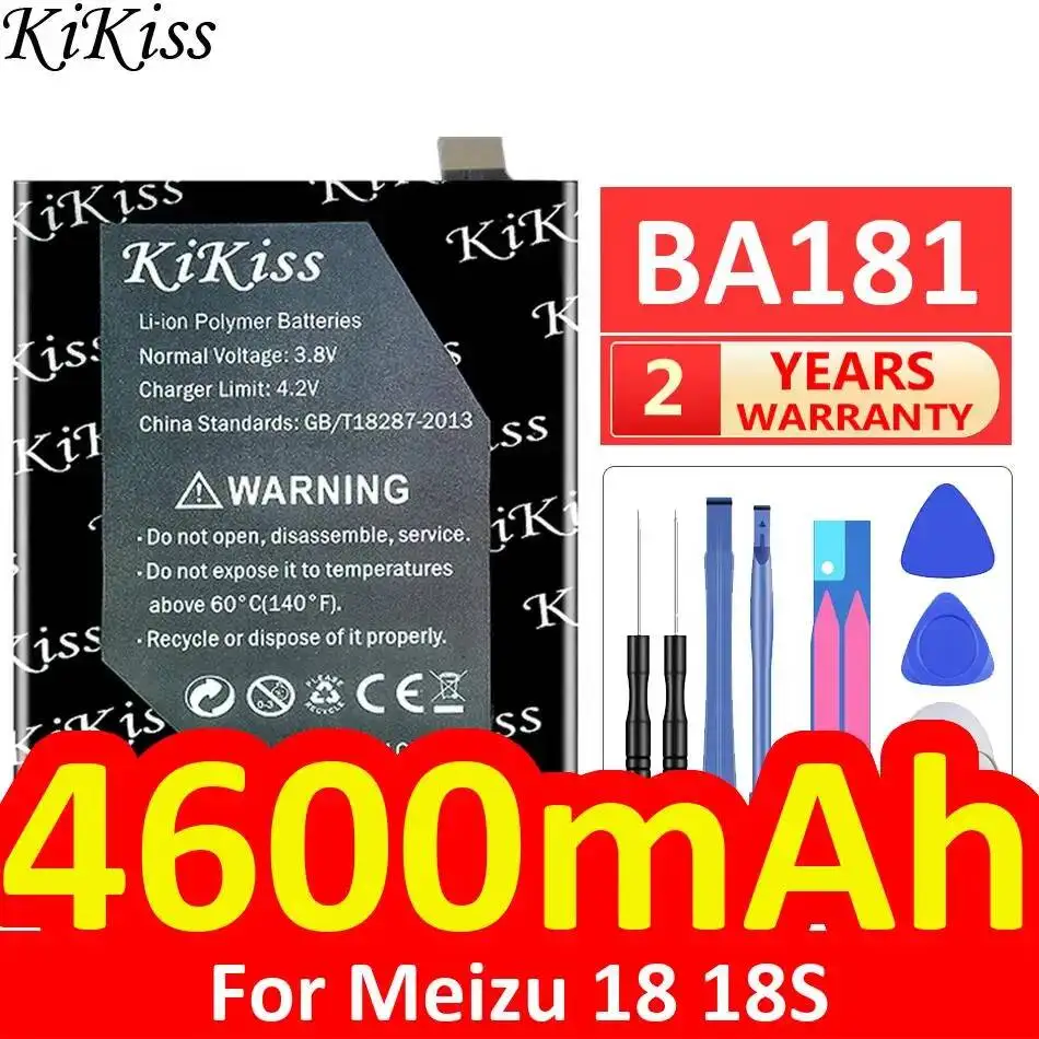

Mobile Phone Battery For Meizu 18 18S High Capacity BA181 4600mAh