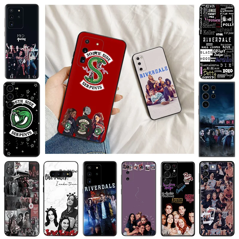 Ultra Thin Matte Silicone Soft Case For Samsung S24 Ultra S23 S22 Plus S21 S20 S10 Note20 Riverdale South Side Serpents  Cover