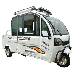 China Tricycles 3 Wheel Passenger Electric With New Energy Solar Panel Electric Tricycle Adult