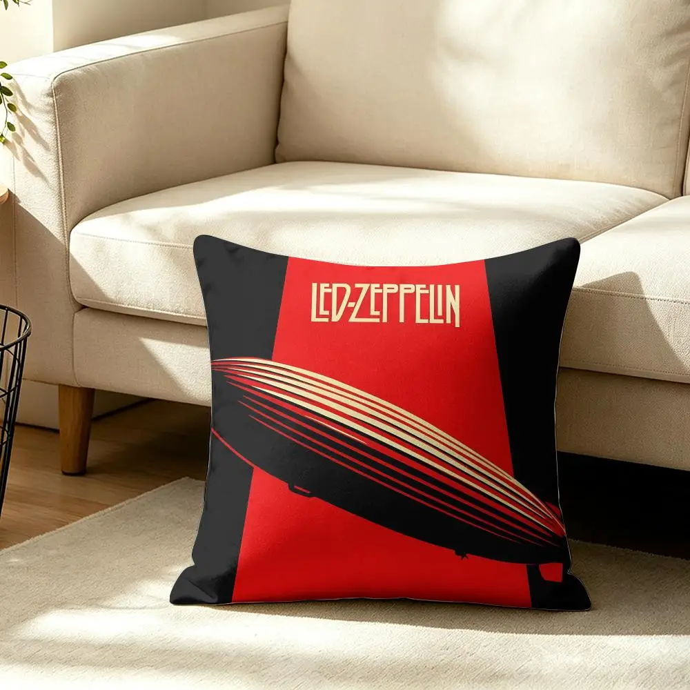 Band Epic L-Led Z-Zeppelin Cushion Cover Breathable Short Plush Pillow Case Wrinkle-Resistant Machine-Washable For Easy Care 4
