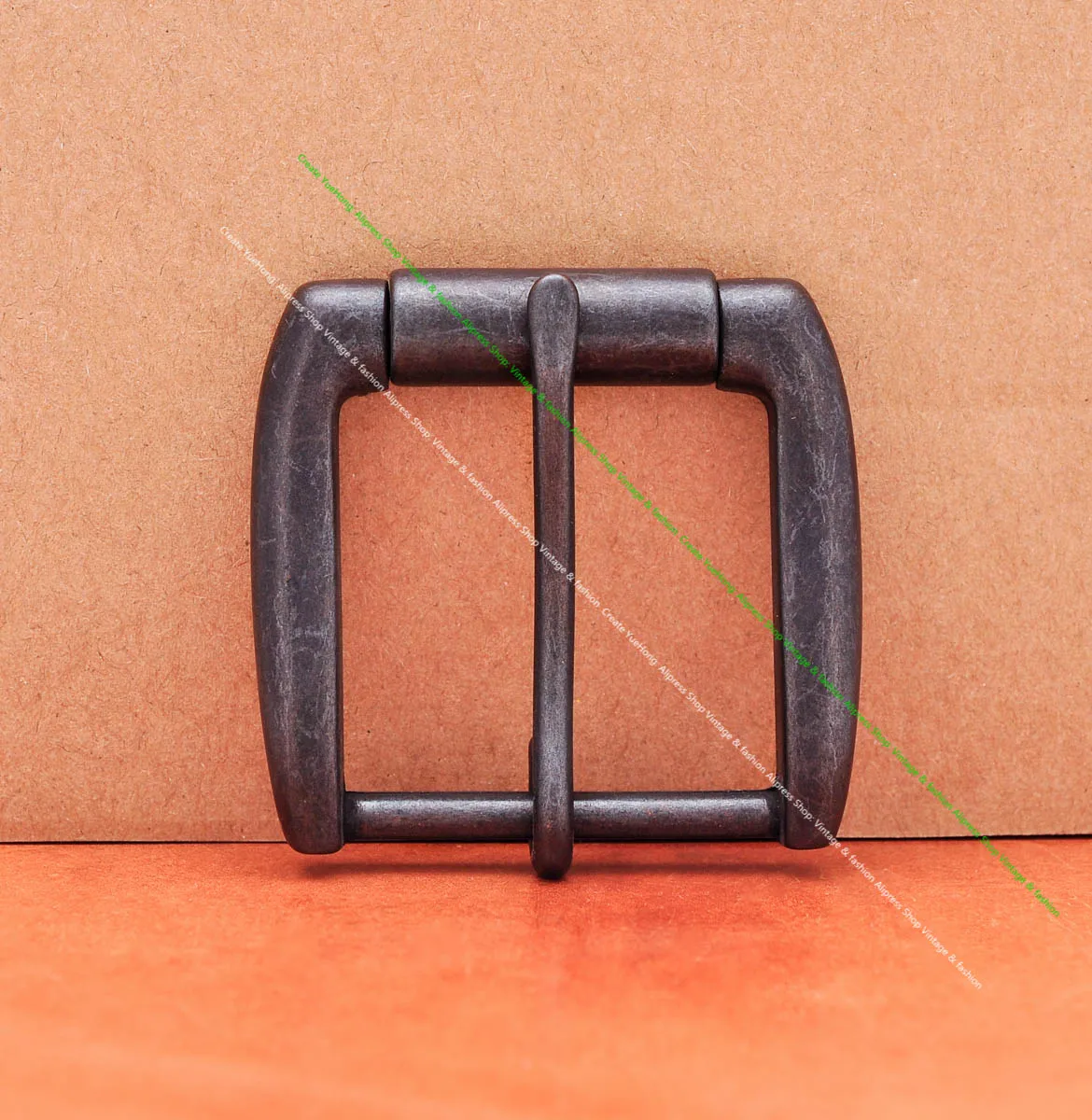 Strong Metal Solid Antique Black Classic Prong Pin Buckle Diy Leathercraft Jeans Western Belt Buckle Replacement Fit 40mm