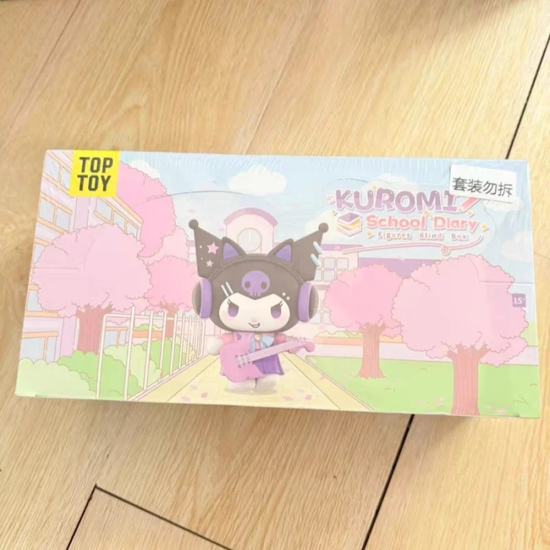 

Подлинная серия школьного дневника Kuromi, слепая коробка, милая фигурка Куроми, аниме-кукла, сумка-сюрприз, экшн-фигурка, украшение для рабочего стола, игрушка