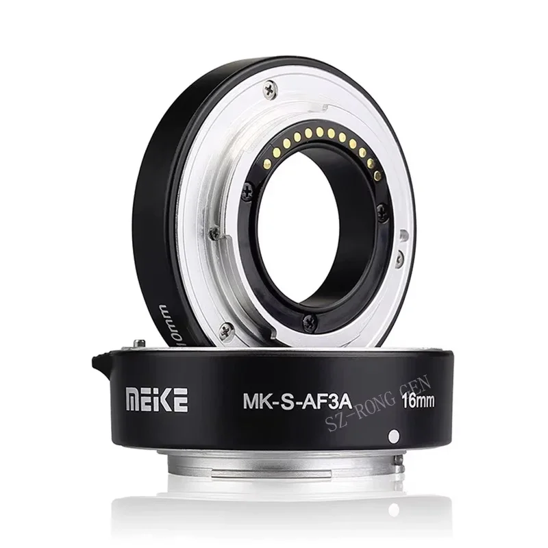 for Meike MK-S-AF3A Macro extension tube with autofocus metal 10mm 16mm for Sony Mirrorless a6300a6000a7a7 SII camera e-mount