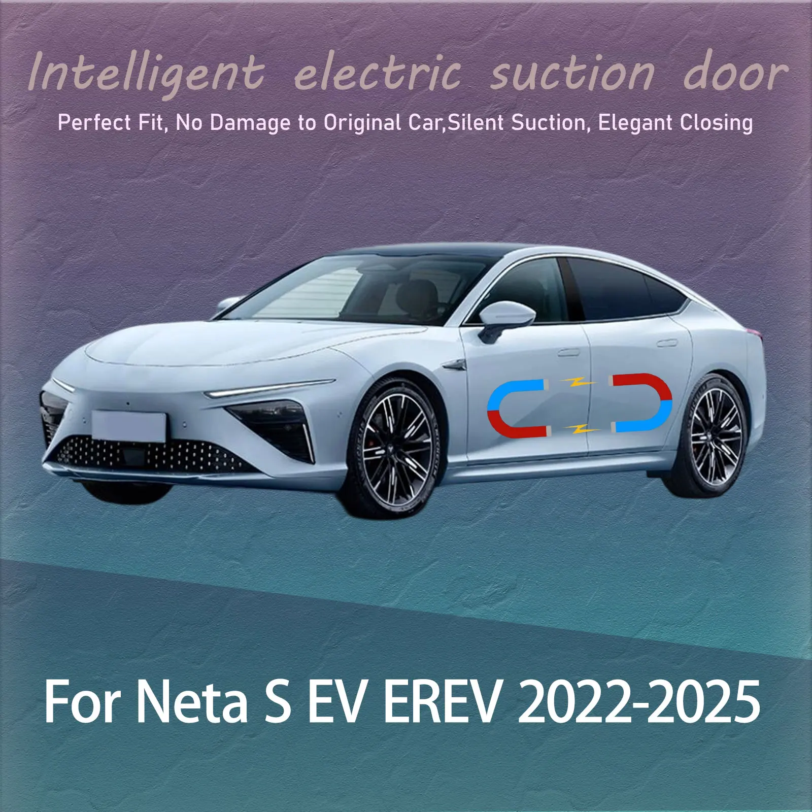 

Electric Soft Close Door Kit For Neta S EV EREV 2022-2025 Auto Silent Anti-Slam Suction Door System Automatic Quiet Closing