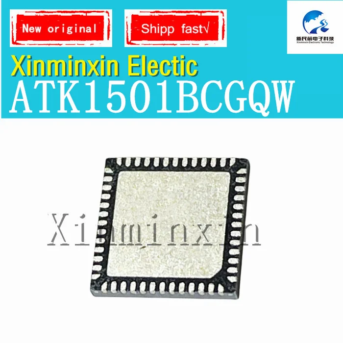 Chip SMD IC original, ATK1501BCGQW ATK1501BC GQW QFN-52, novo, em estoque, 1pc por lote