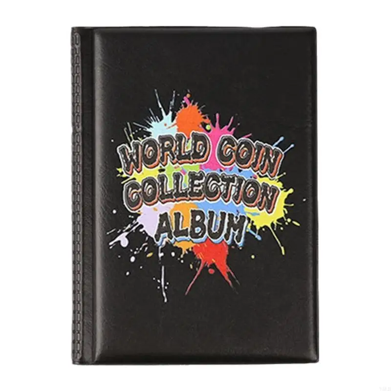

Y5LB Coin Collector Album 120 Pocket Coin Storage Album Coin Collection Book Coin Holder Penny Collecting Book