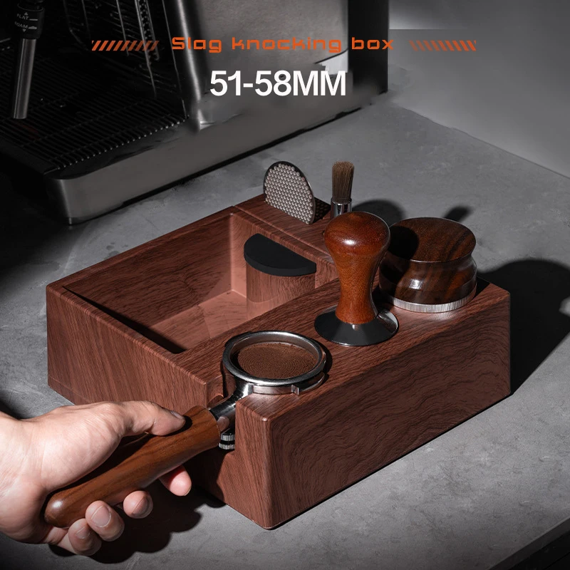 ABS Kaffee Siebträger Tamper Halter Espresso Tamper Matte Stehen Cafe Werkzeuge Knock Box Schlacke Box Kaffee Zubehör für Barista