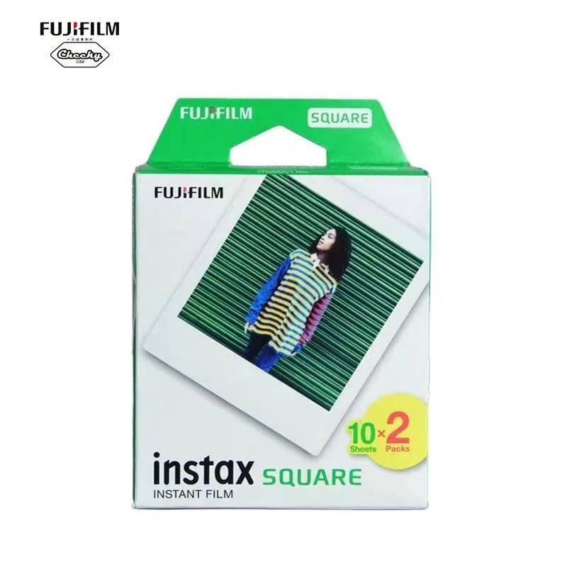 10 blätter fujifilm instax quadratischer film weiß/schwarzer rand fotopapier für instax kamera sq10 sq6 sq20 teilen SP-3 drucker