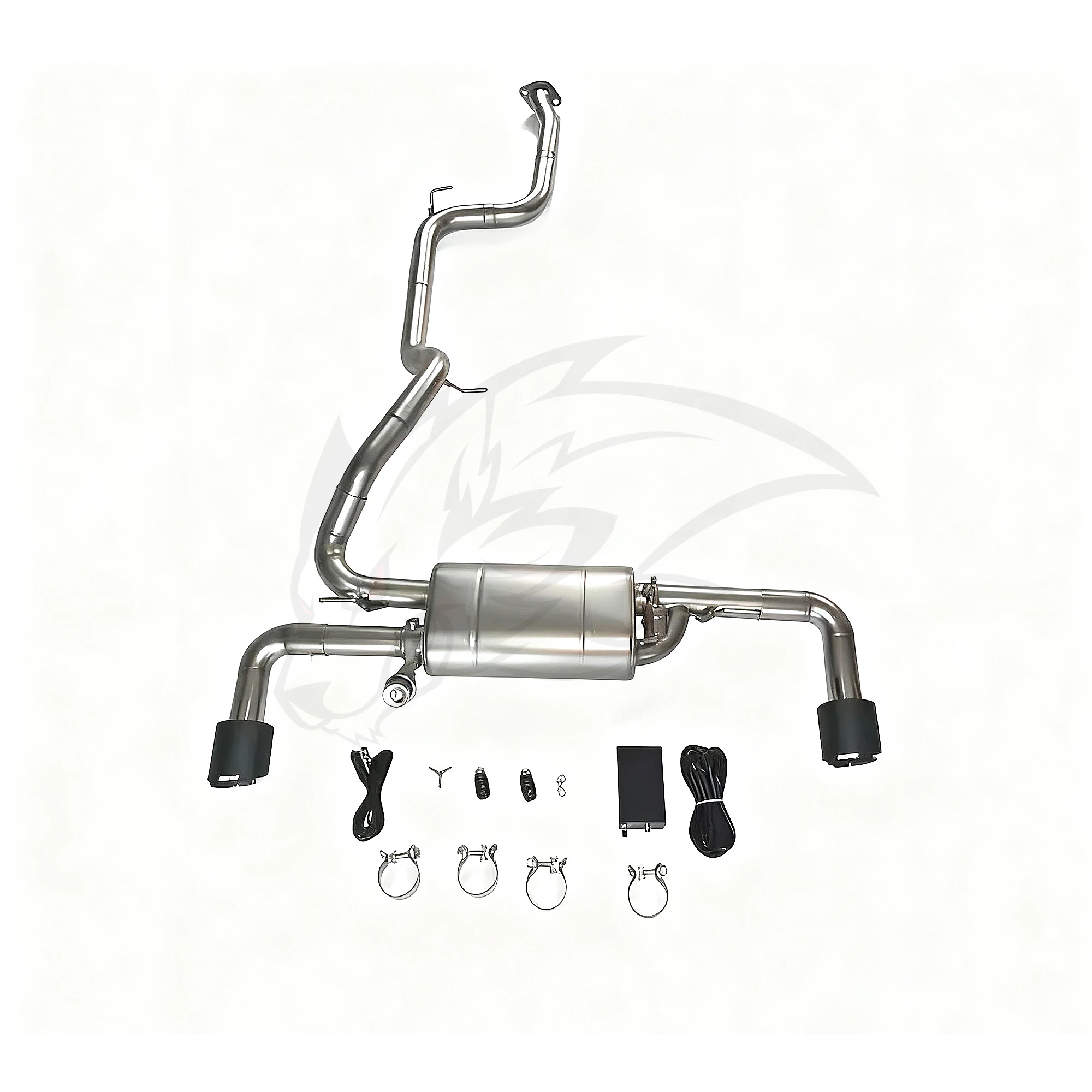 WRAX Stainless Steel Valve Catback for Volvo V40 Performance Exhaust Modification Plug-and-Play Support Customization