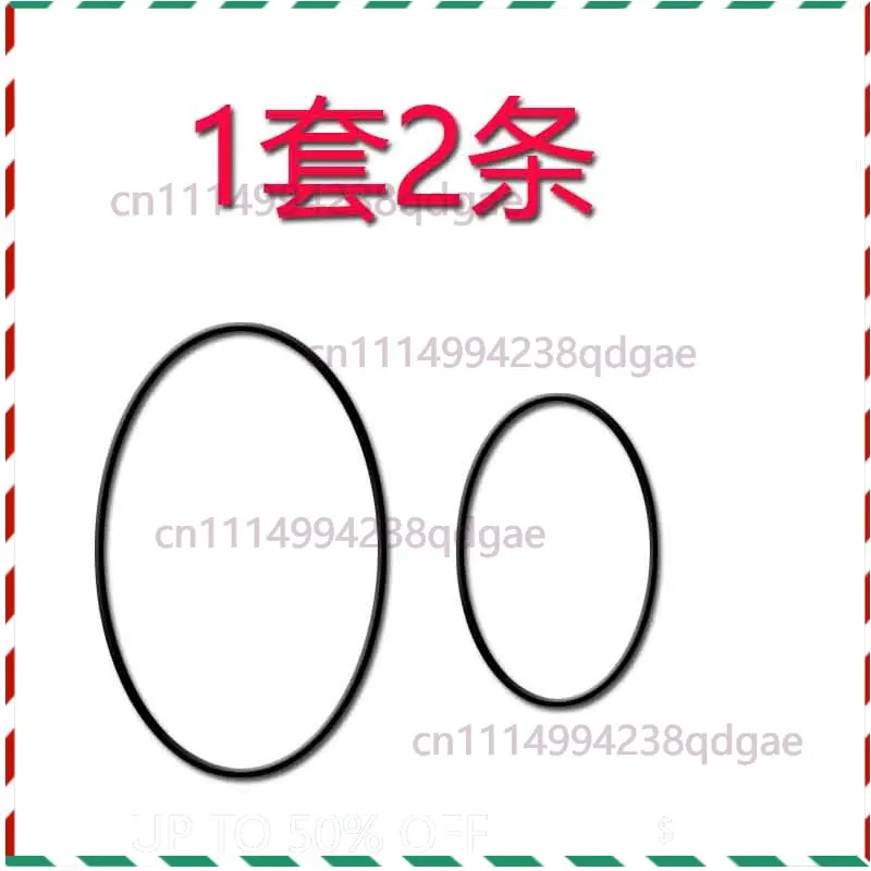 Drive Belt 2Pcs Set For Panasonic RQ‑SX85 RQ‑SX Series Cassette Walkman Replacement Repair Belt
