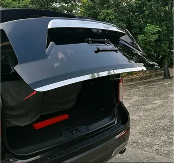 適用於 2020、2021、2022 年福特探險者的後行李箱蓋板、尾門飾條、門把手飾條、行李箱裝飾框蓋 6 最佳銷售 福特探險者後擋板裝飾條 - №3