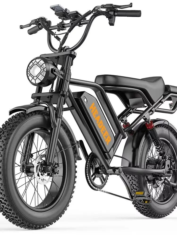 Bk20 E-Bike 90N.M Drehmomentmotor 48V20Ah Batterie Doppelte Scheibenbremsen Doppelte Federung 20-Zoll-Fat-Tire Offroad-Mountainbike Elektrofahrrad