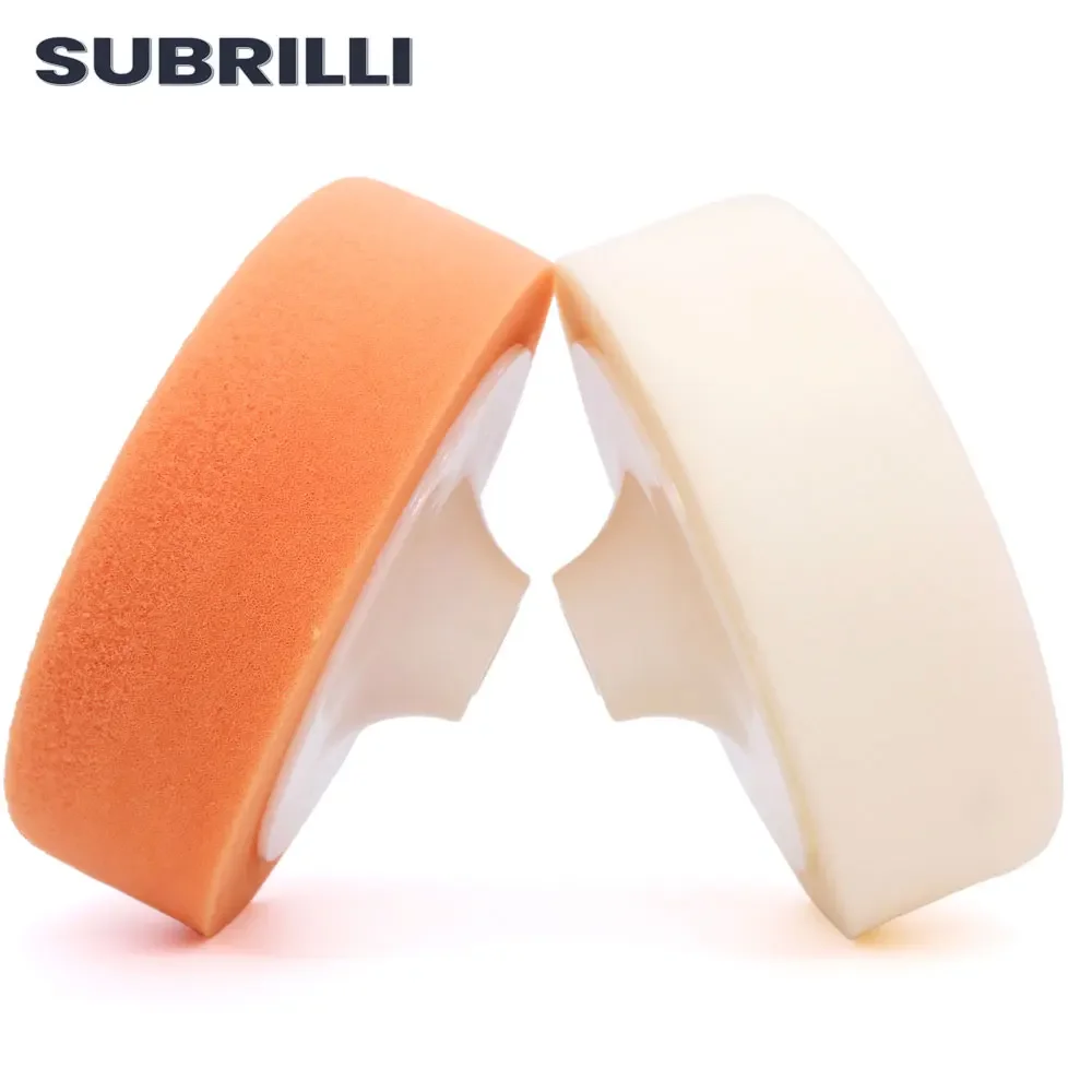 SUBRILLI 6 pulgadas 150MM de abrillantado para coche de esponja almohadilla de pulido con cera M14 M16 hilo herramienta esponja de espuma