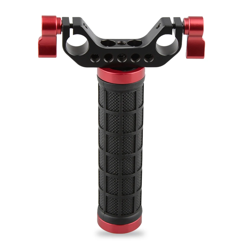 Камера CAMVATE универсальная с одной резиновой средней ручкой для цифровой DSLR-камеры наплечное крепление 15 мм рельсовая система поддержки Новый