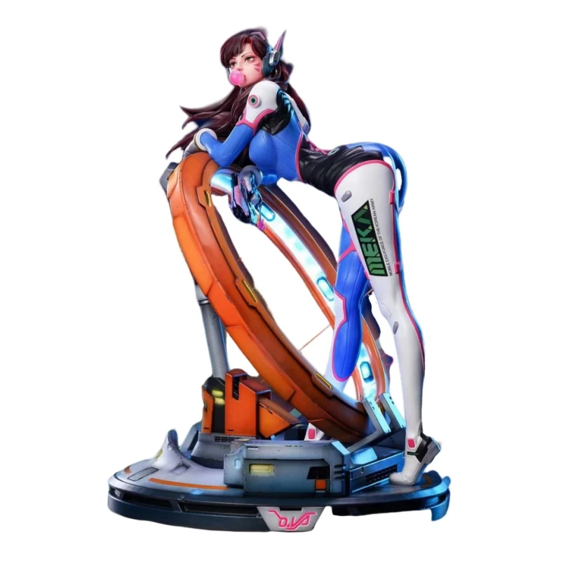 40 センチメートル樹脂オイスタジオ Gk オーバーウォッチ Dva ゲームグッズアクションフィギュアコレクタブル装飾品モデル像おもちゃギフト