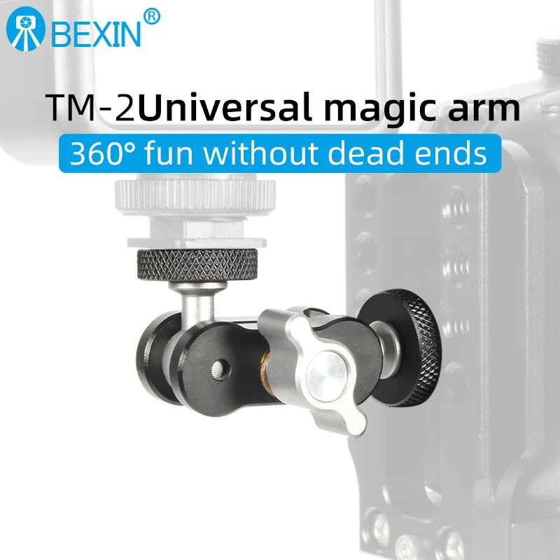 Universal Adjustment Magic Arm Aluminum Alloy Universal Bracket Live Fill Light External 1/4 Interface Strange Hand
