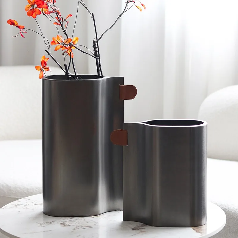 

Modern Minimalist Vases Table Decoration and Accessories Vases Nordic Style for Plant Jardiniere Elegant Hydroponic Living Room