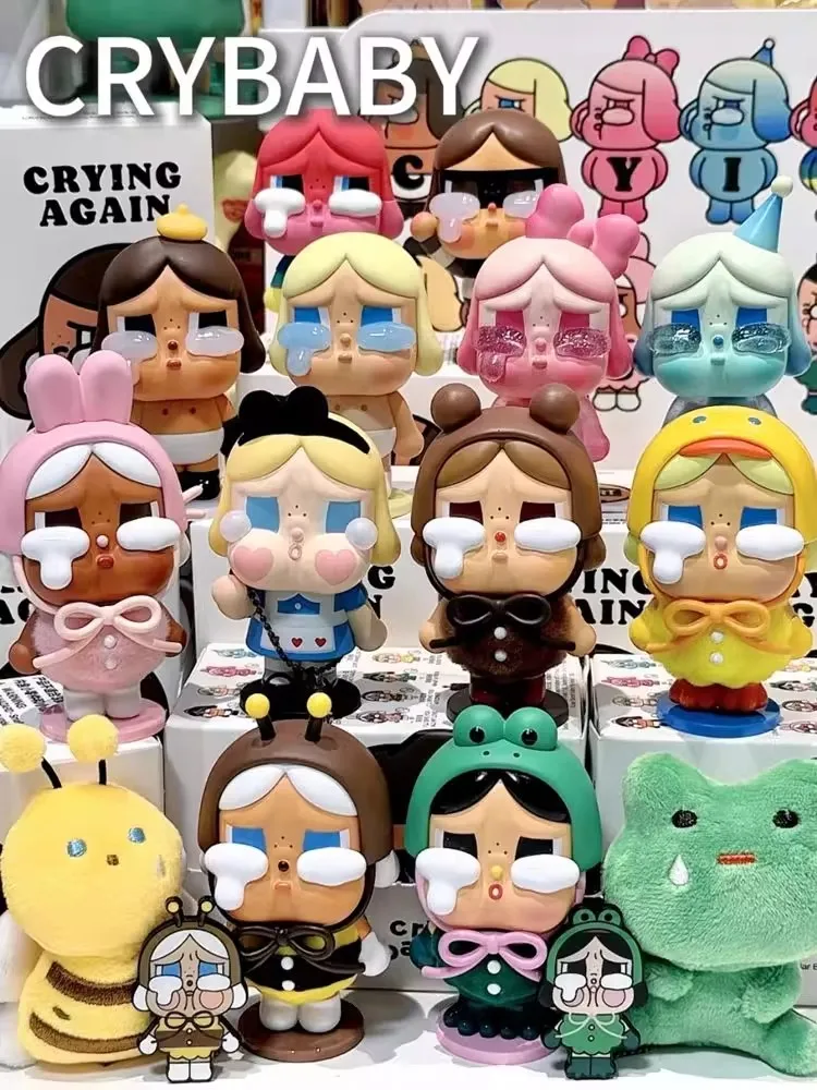 

Genuine Crybaby Crying Again Series Cute Crybaby Blind Box Pvc Model Doll Desktop Collection Mystery Box Toy Birthday Xmas Gift