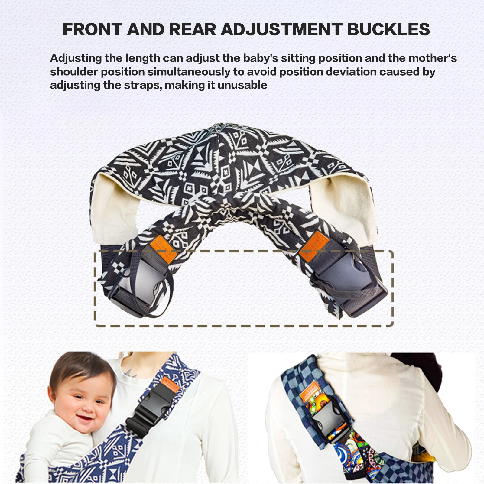 One Shoulder Baby Holder Carrier Quick In and Out Convenient to Carry Tool Suitable for Quick Trips Travel