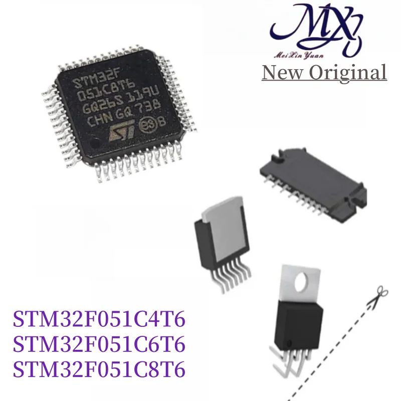 MXY STM32F051C4T6 STM32F051C6T6 STM32F051C8T6 STM32F051 STM32F STM32 STM IC MCU Chip LQFP-48