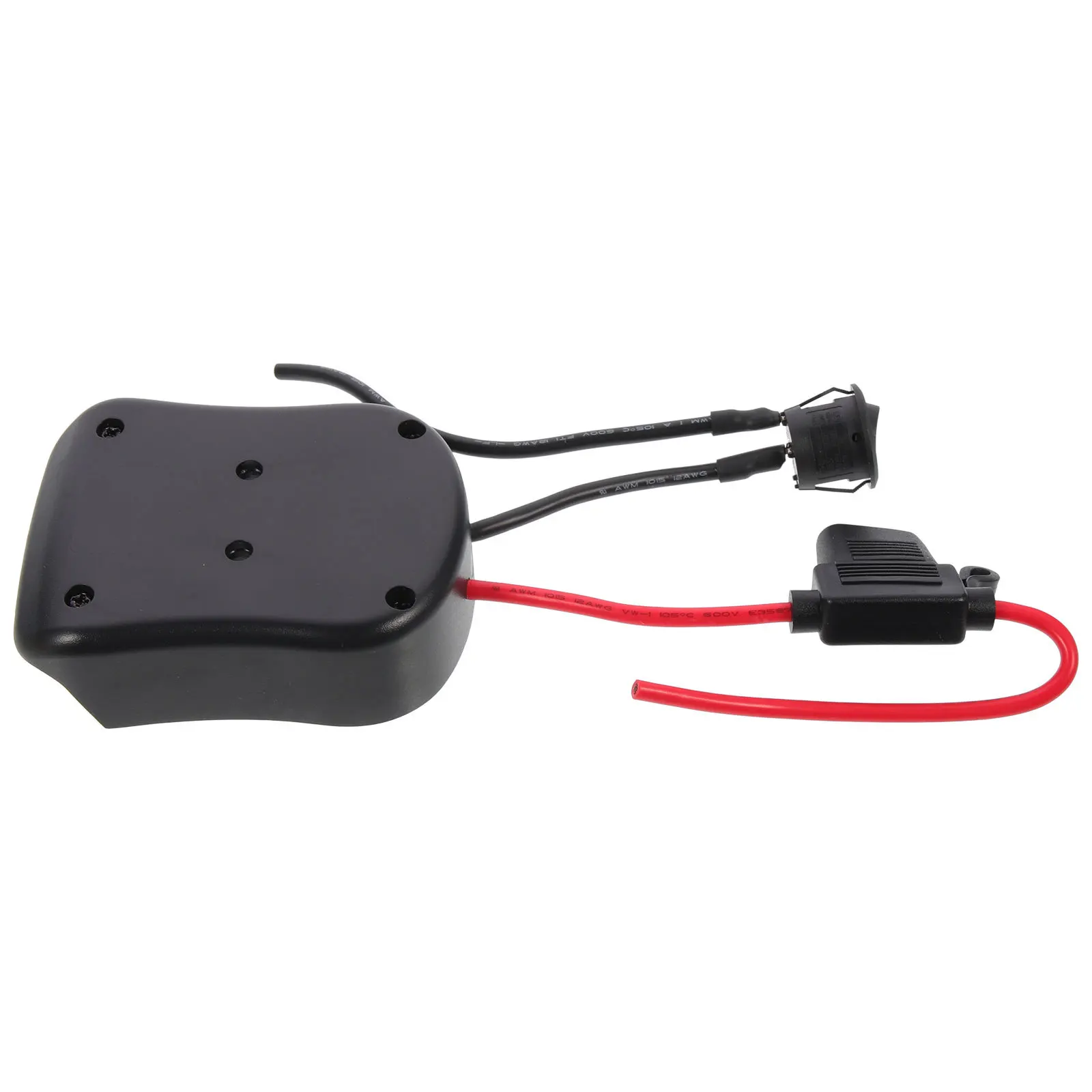 18V Adapter DIY Power Connector for Rc Truck Car ABS Material Easy Install Adapter Power Connector