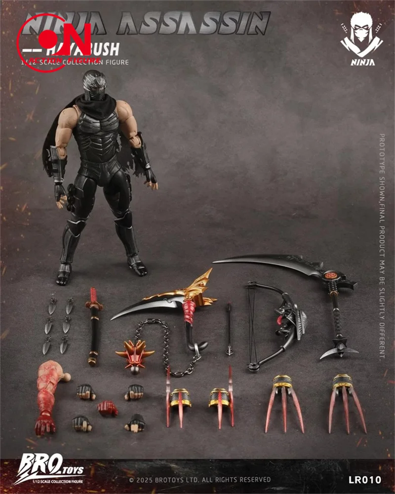 BROTOYS 1/12 LR010 男性兵士忍者アサシン - ファルコン・ハヤブサ トップキラー フルセット 6インチ 17cm アクションフィギュアモデル