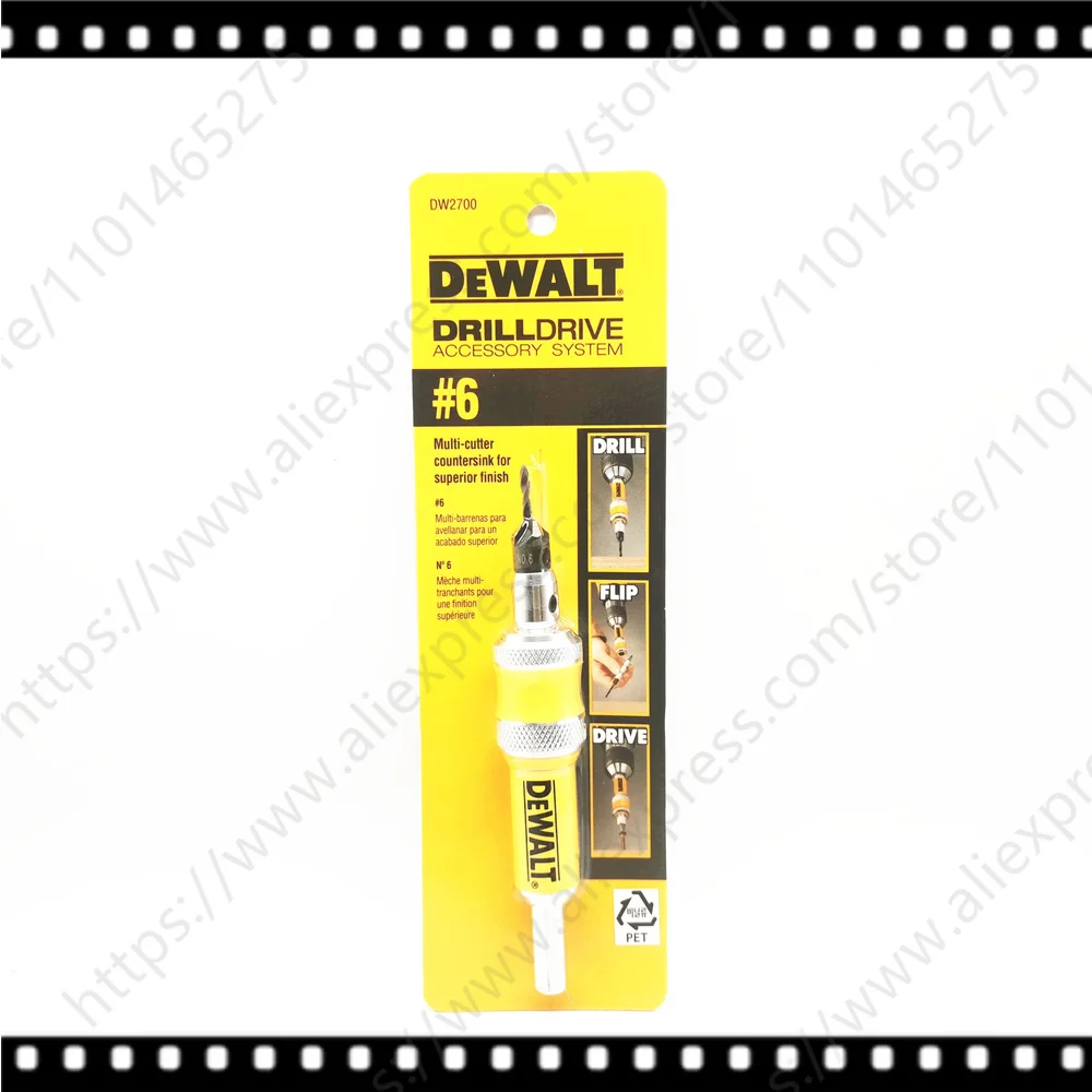 DEWALT #6#8#10 Drill/Drive Unit DW2700 DW2701 DW2702 6MM 8MM 10MM Wood Drilling Holes Driving Screws