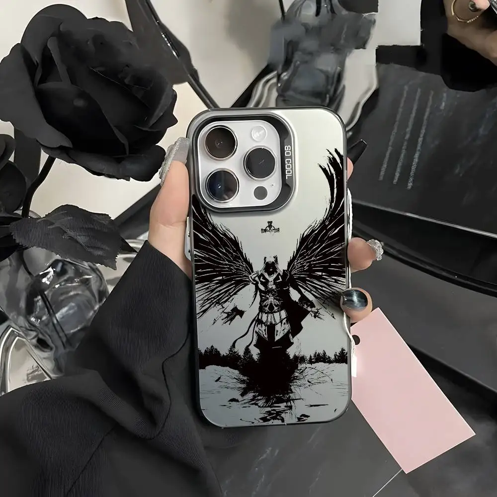 حافظة هاتف A-Assassins-Game-Creeds لهاتف آيفون 17 16 15 14 13 12 11 Pro Max Air متعدد الألوان ليزر غير لامع أورورا فوندا