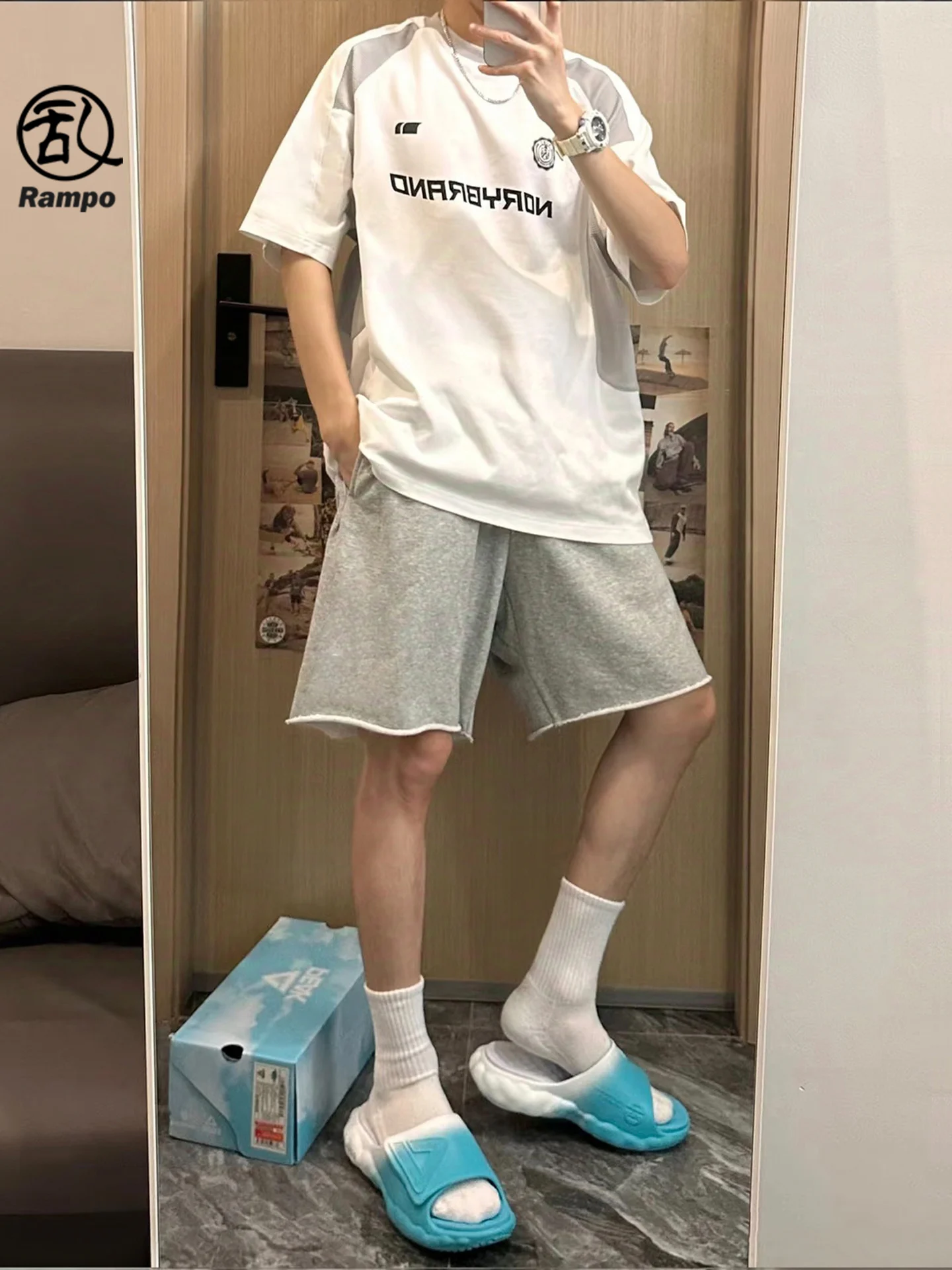 

Мужские спортивные брюки American Sle Cuffed, для баскетбола, повседневные, для фитнеса, бега, длиной до колена, цветные, больших размеров...