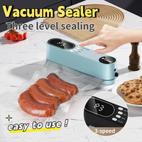 Electric Vacuum Sealer Cordless Button Dry/wet Built-in Storage Cutter Kitchen Food Sealing Vacuum Packaging Machine 2025