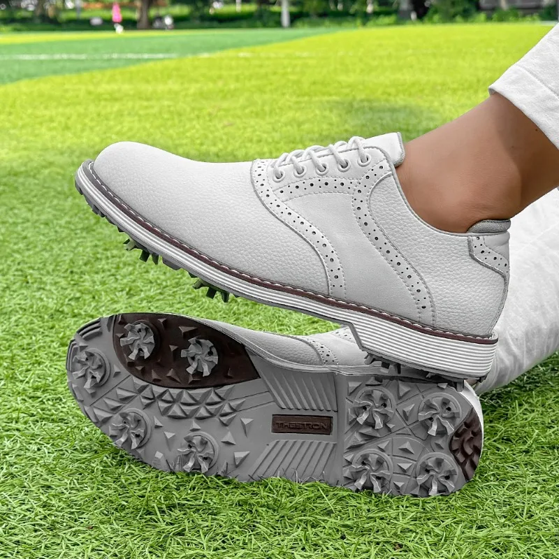 Professional Golf Shoes Men Leather Gym Sneakers Mens Comfortable Golf Training Man Luxury Brand Sport Shoe Men