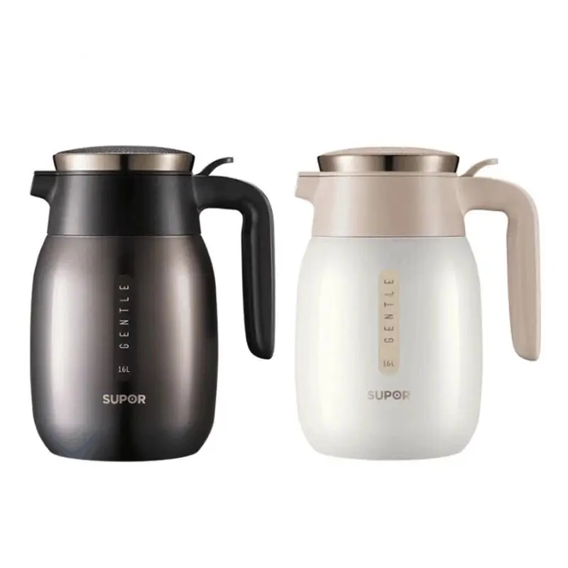 SUPOR Vacuum Insulated Kettle Home 304 Stainless Steel Insulation Pot 2L Heat Preservation Water Bottle Water Thermos Bottle