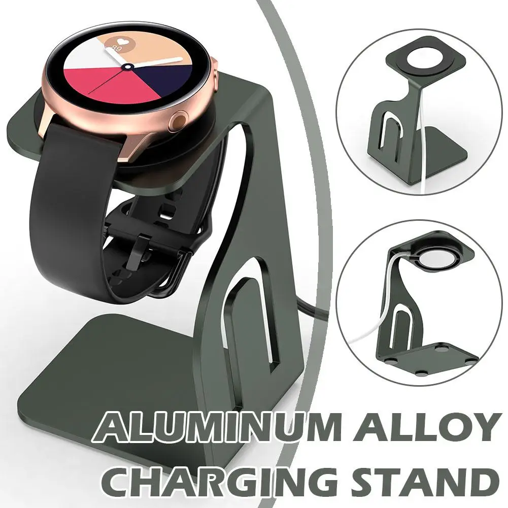 Charging Dock Fast Charging Charger Base Aluminum Alloy Watch Charger Anti-scratch for Galaxy Watch7/6 Classic/5/5pro D8Y7