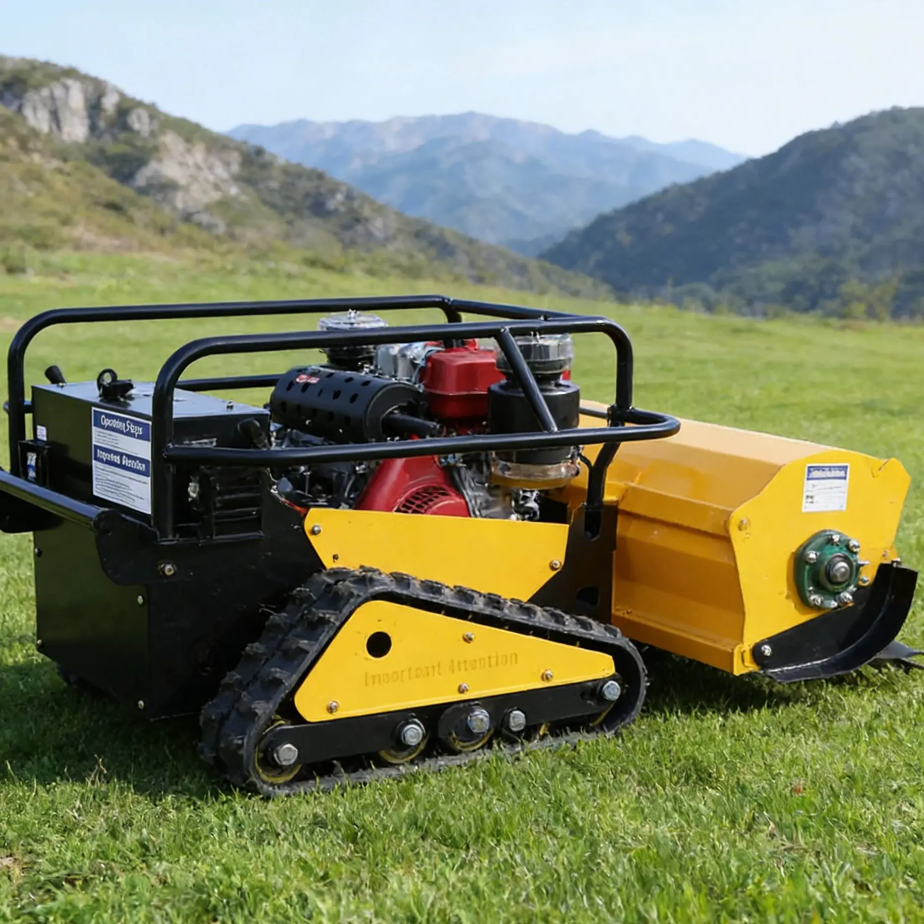 CustomizedMulti Scene RC Lawn Mower Full Area Coverage Ideal For Garden Villa Orchard Farm Various Lawn Types Trimming