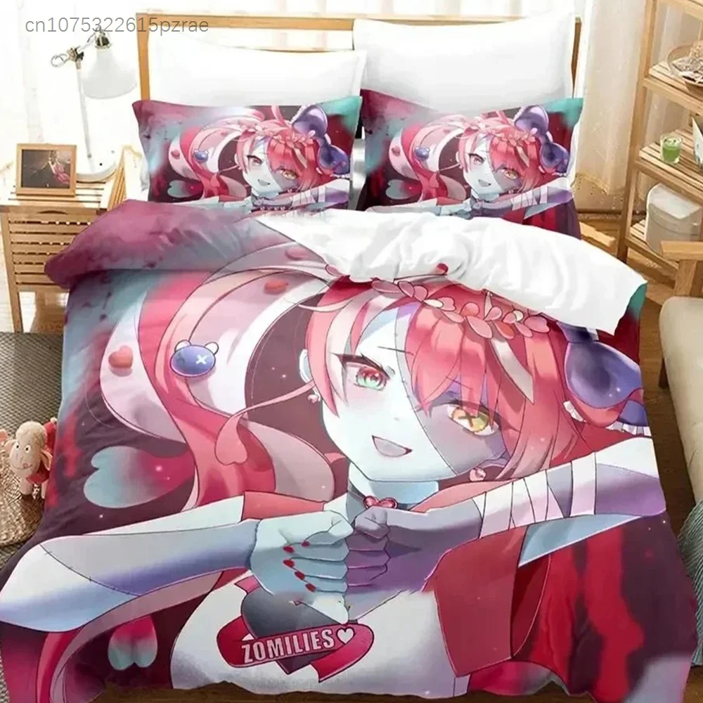Anime Kureiji Ollie KUREIJI OLLIE Bedding Set 3D Printed Suitable For Bedroom Duvet Cover Set With Pillowcases Kids Home Textile