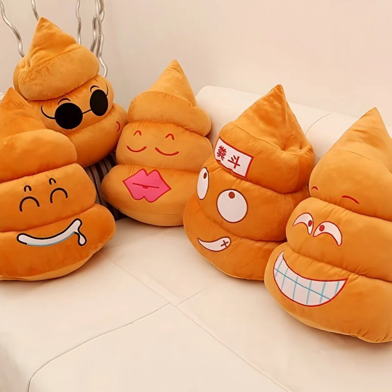 

28CM Funny Poop Plush Toy Soft Poop Yellow Poop Party Decoration Gift Doll for Friends Festival and Birthday Presents